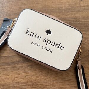Kate Spade Cream and Black Crossbody Bag